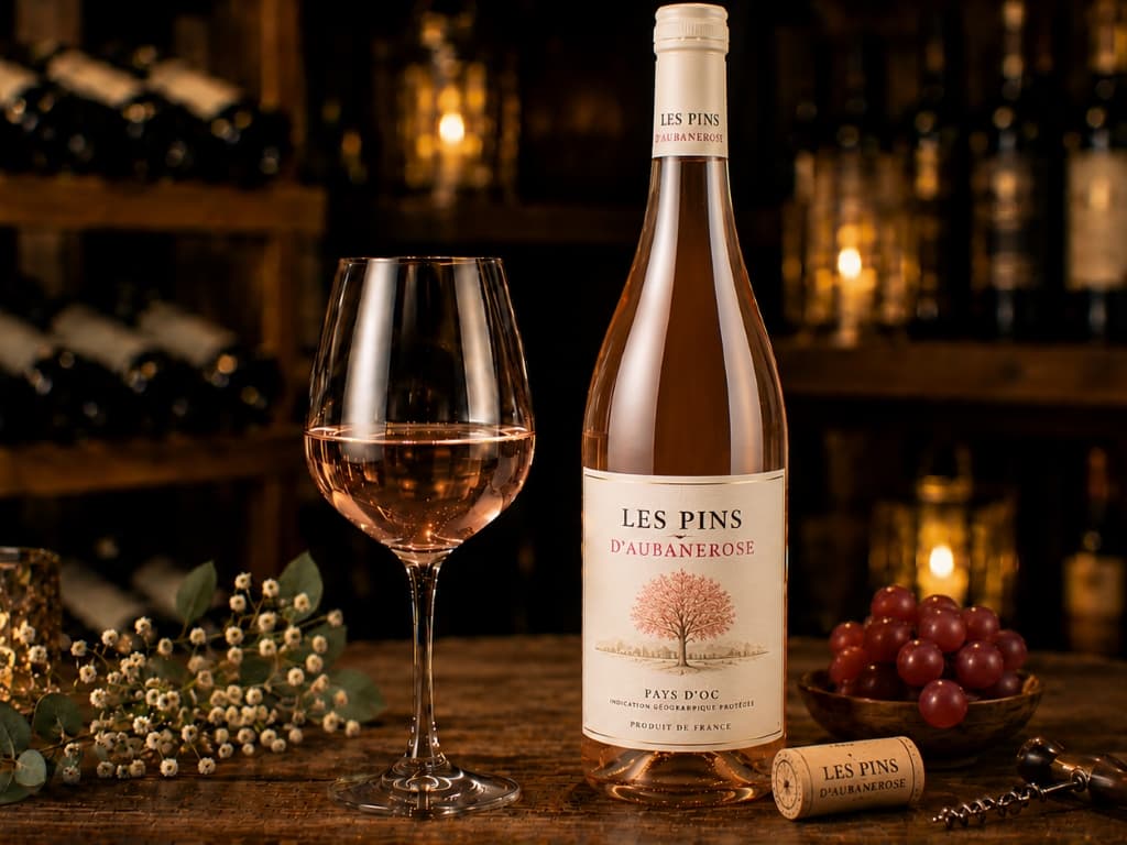 Rose Wine les pins d'aubanerose