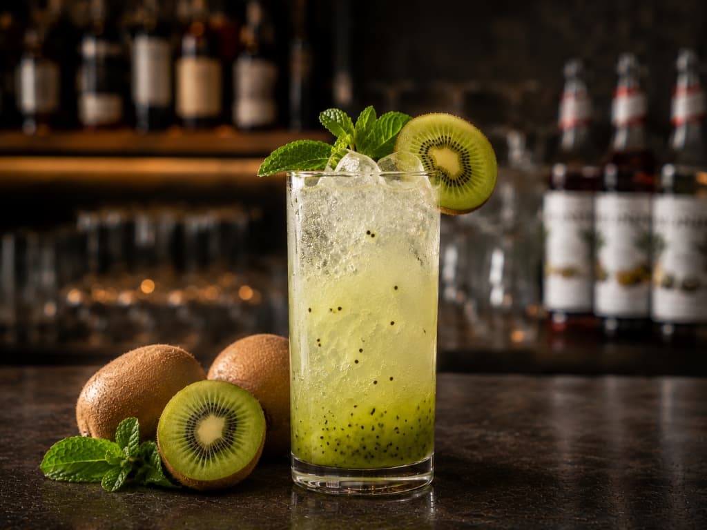 Kiwi Italian Soda