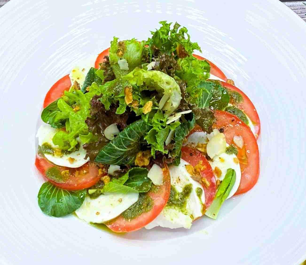 Tomato and mozzarella salad