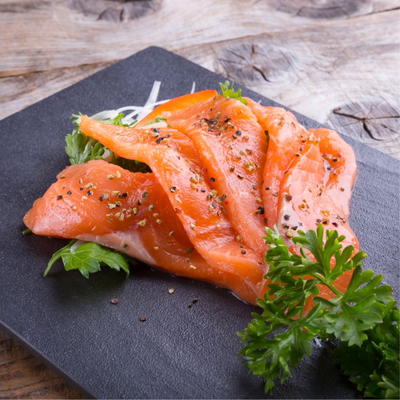 Salted salmon