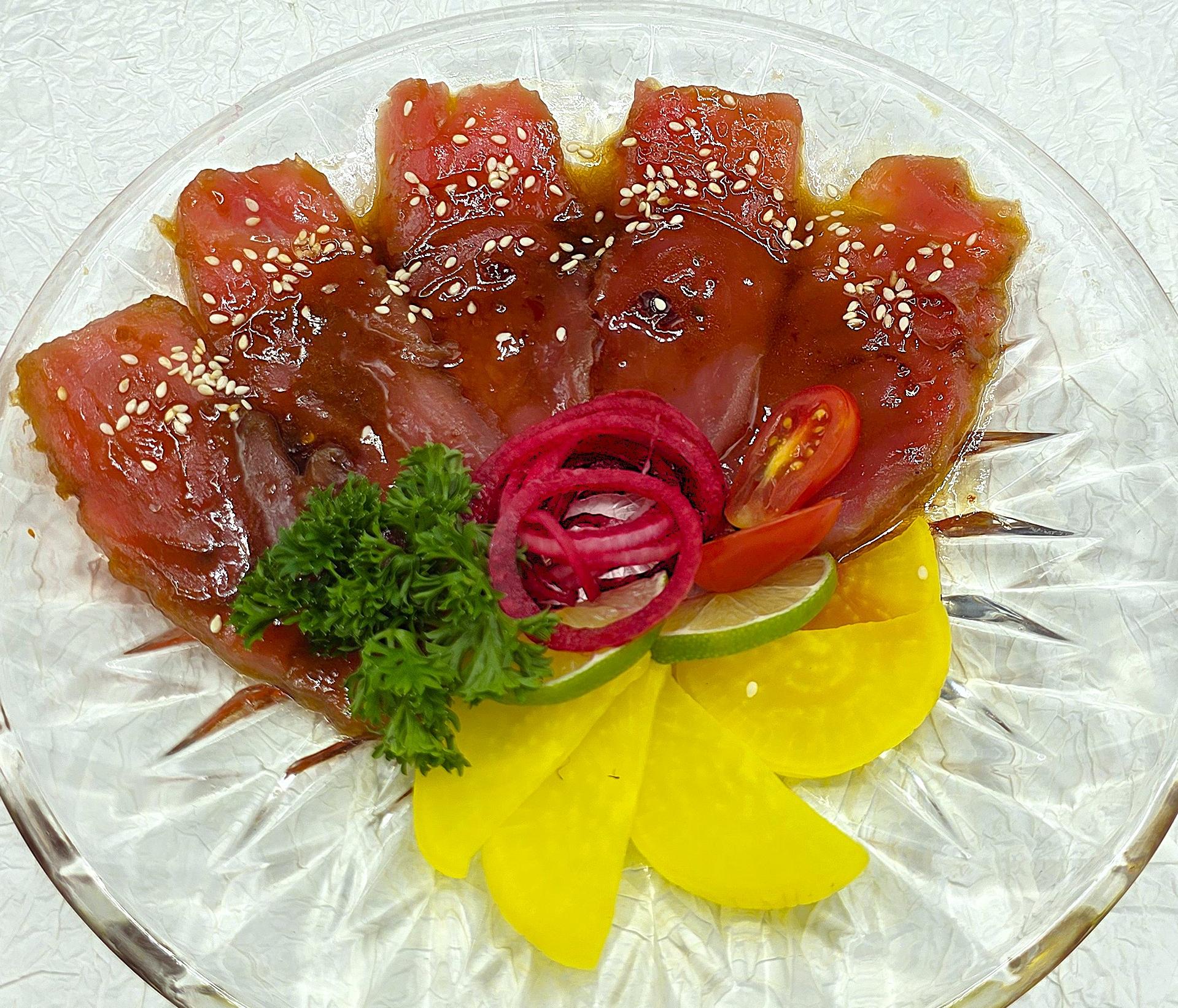 Bluefin Tuna Tataki with Ponzu Sauce