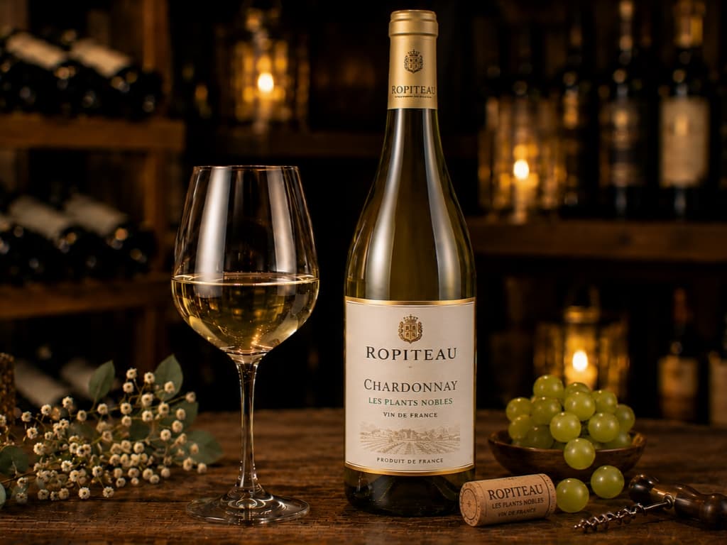 White Wine ROPITEAU Chardonnay Les Plants Nobles (FR)