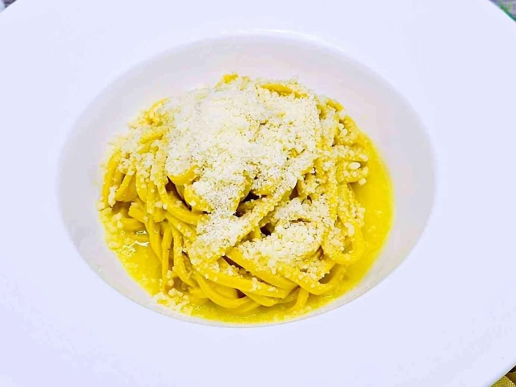 Pasta with cheese
