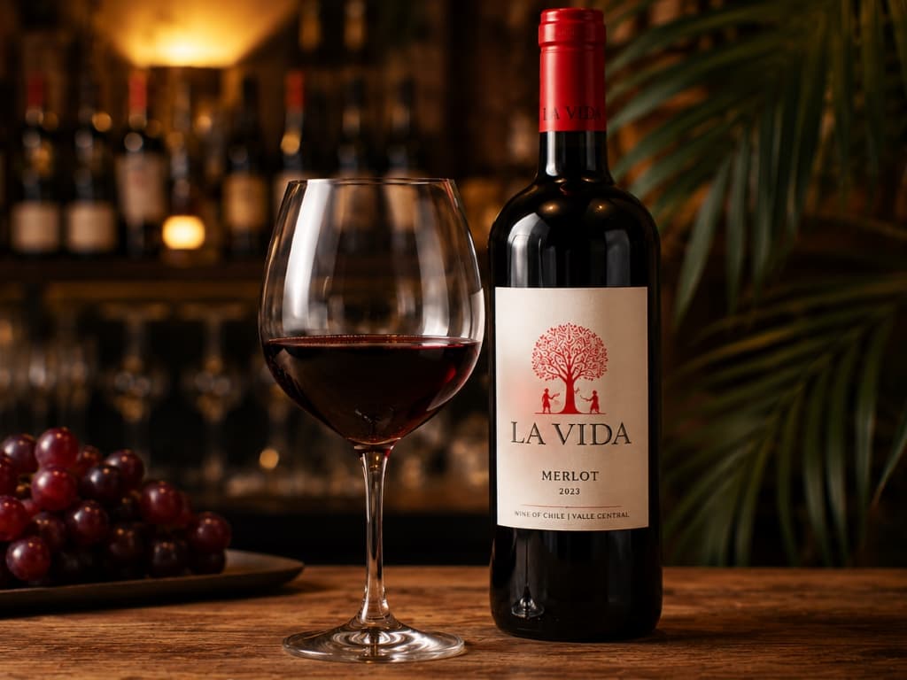 Red Wine by Glass La Vida Merlot