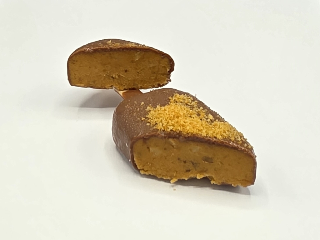 Honey «Cake pop» with caramelized nuts