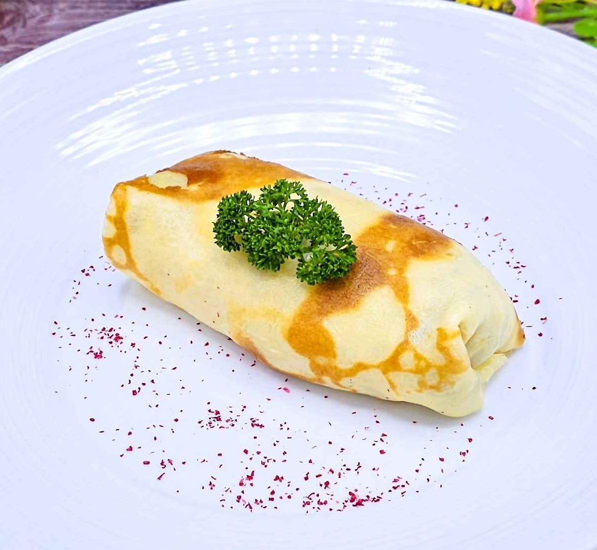 Pancakes with Chicken and Mushrooms