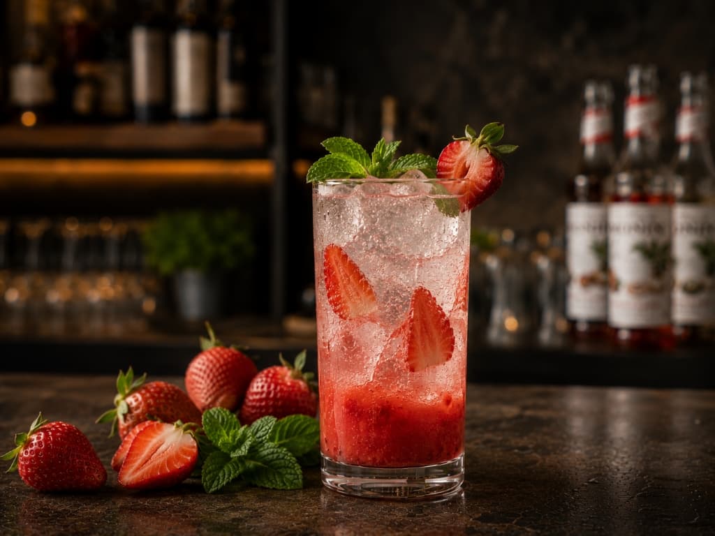 Strawberry Italian Soda
