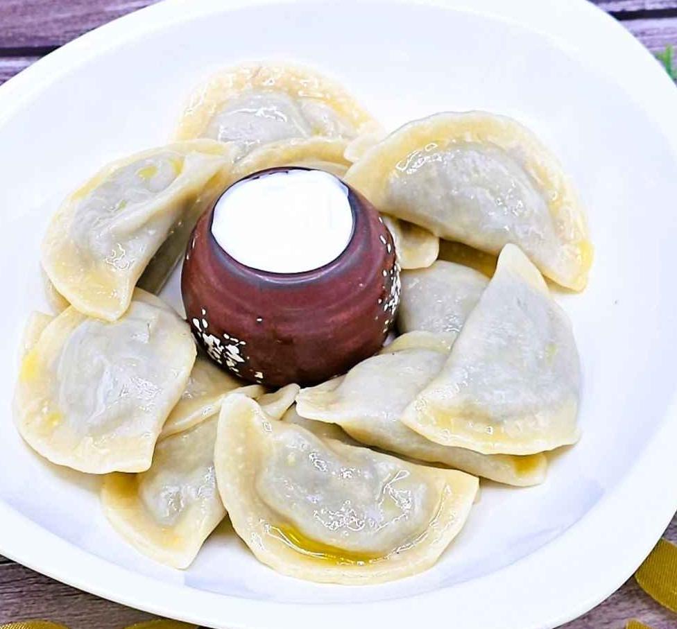Vareniki with cottage cheese