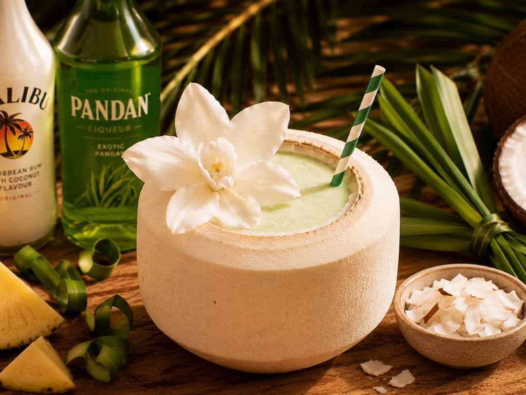 Сoconut pandan colada