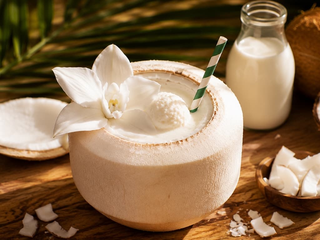 Milky coconut