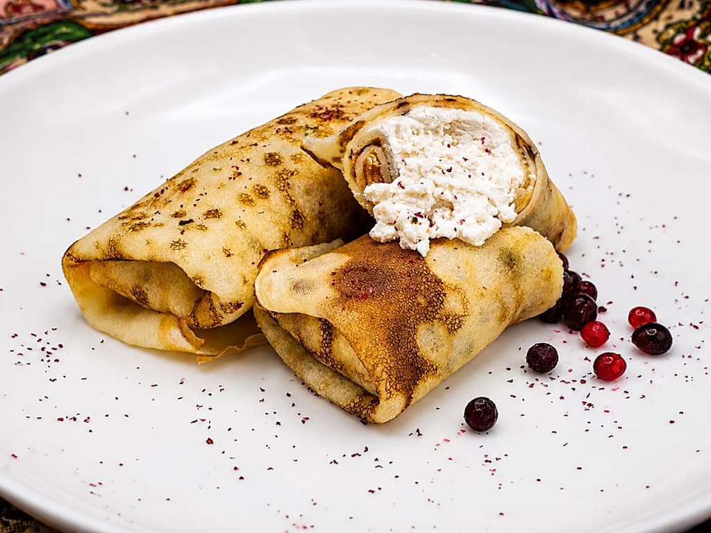 Pancakes with cottage cheese