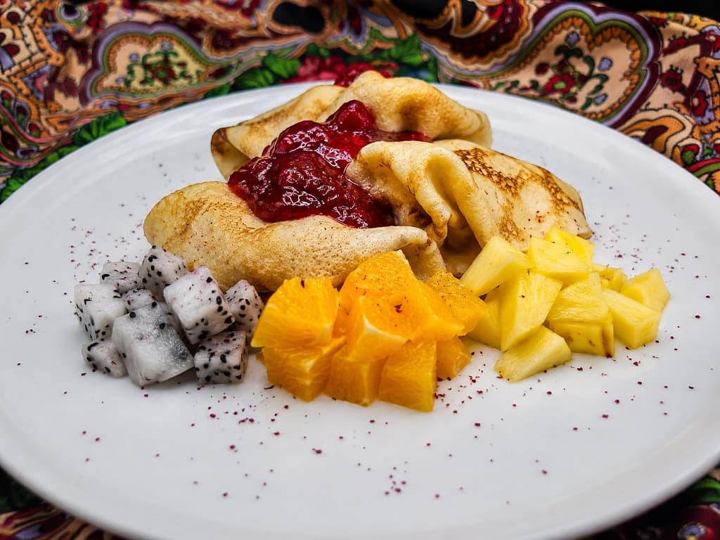 Pancakes with Fruit Jam