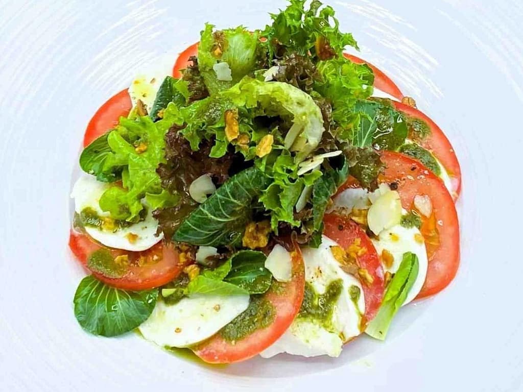 Tomato and mozzarella salad