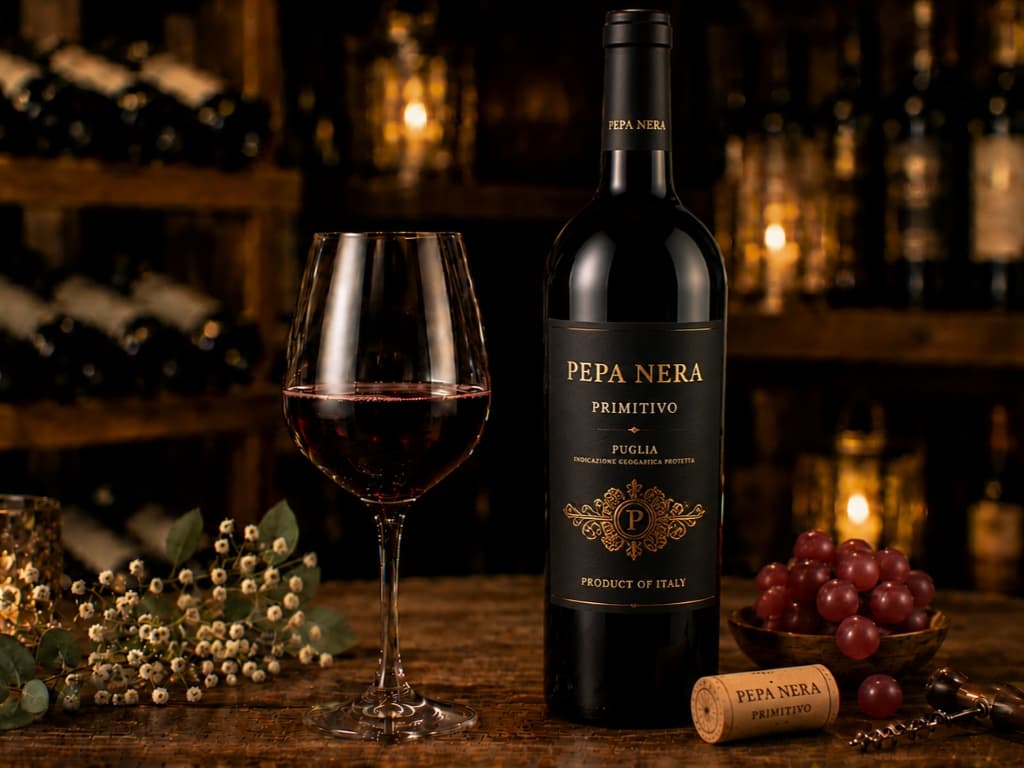 Red Wine pepa nera primitivo 