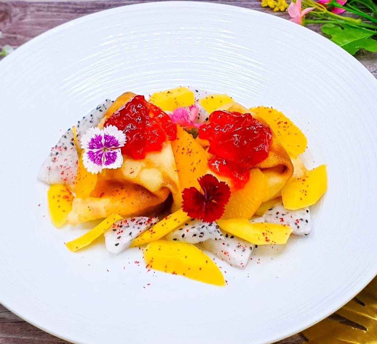Pancakes with Fruit Jam