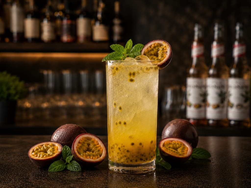 Passion Fruit Italian Soda