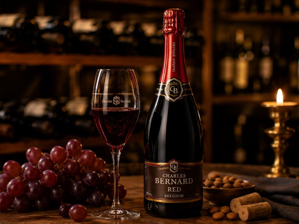 Sparkling wine CHARLES BERNARD Red (Belgium)