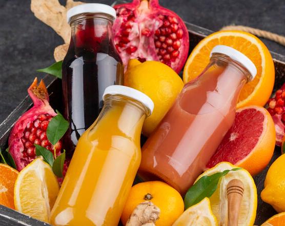 Freshly squeezed juice tropical mix