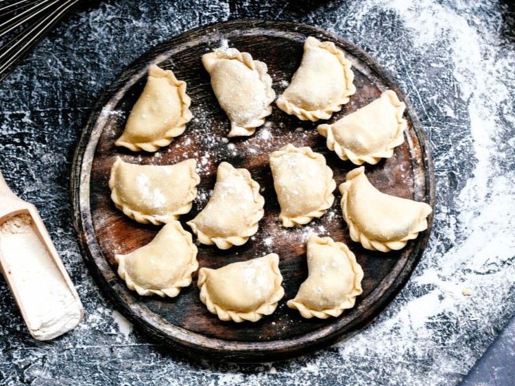 Frozen Vareniki with Homemade Cottage Cheese