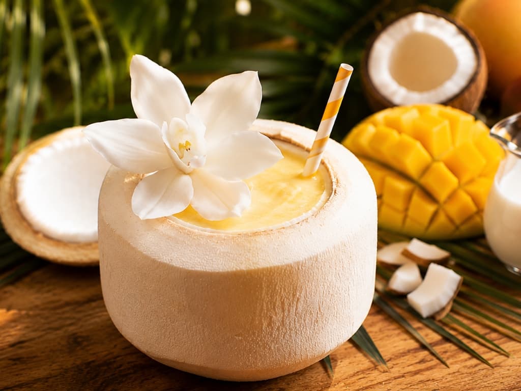 Fresh mango colada 