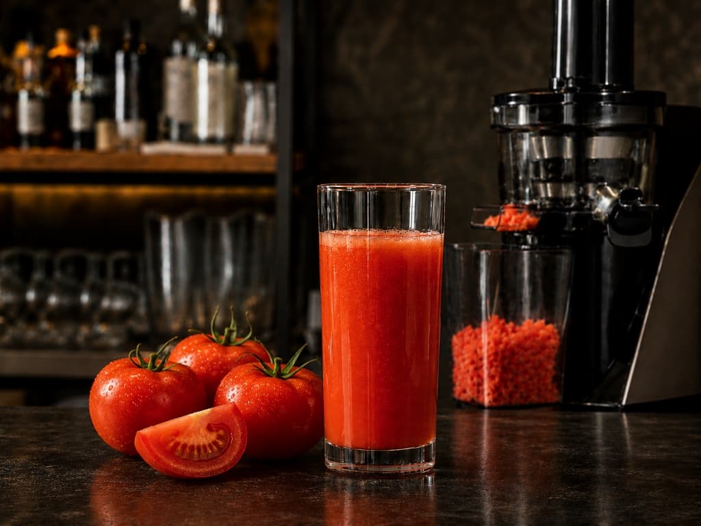 Freshly squeezed juice tomato