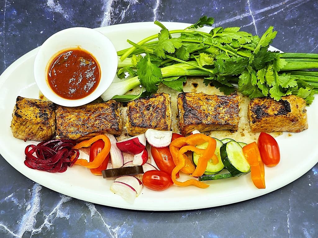 BBQ pork kebab