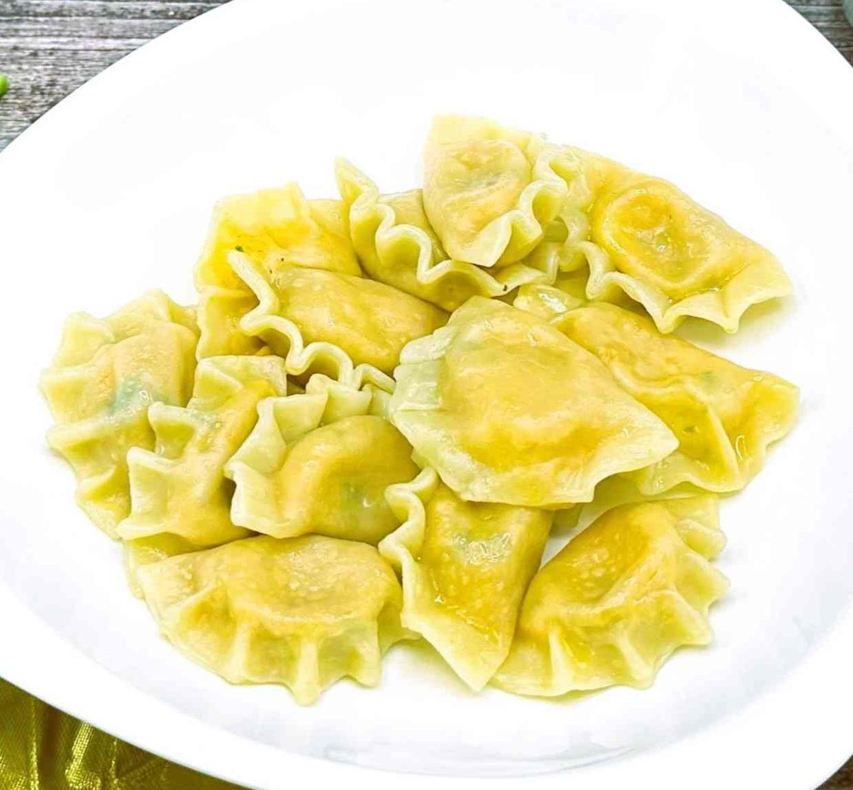 Vareniki with homemade cheese