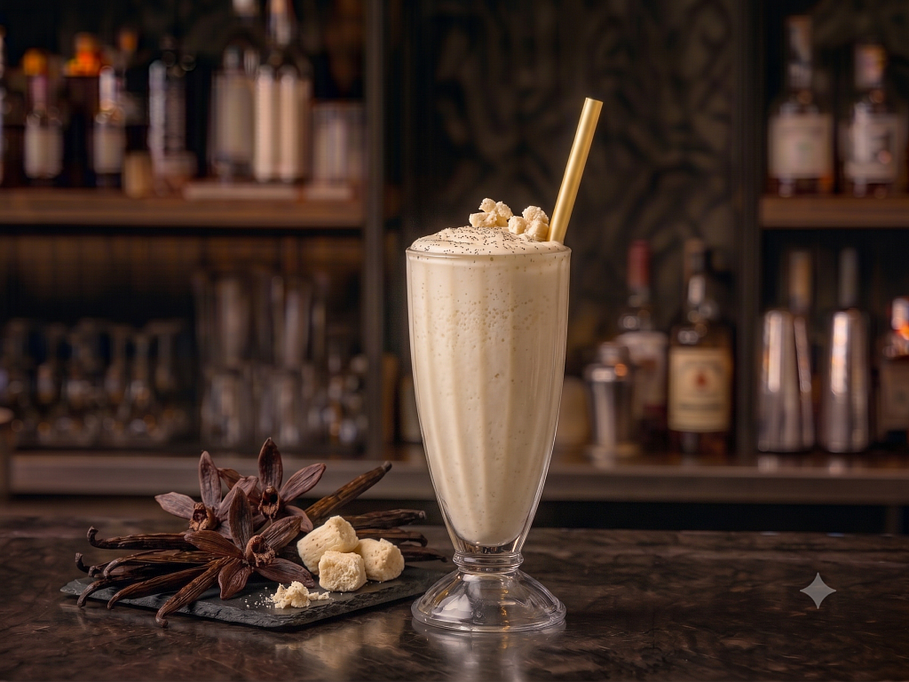 Vanilla milk shake