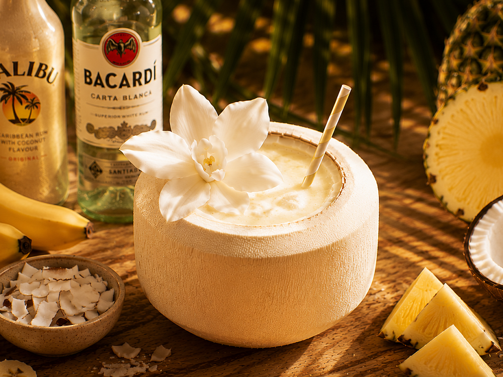 Coconut banana colada