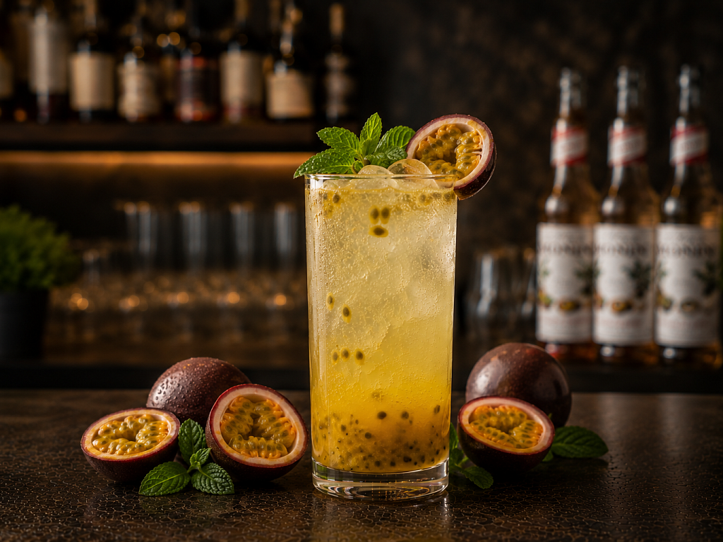 Passion Fruit Italian Soda