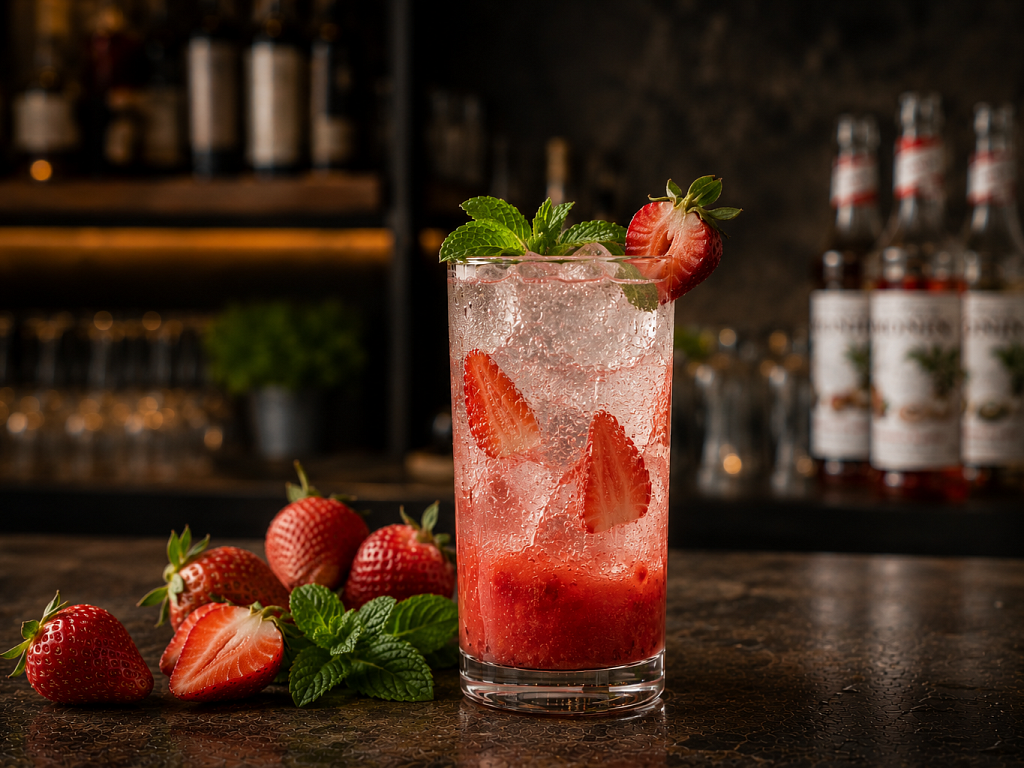Strawberry Italian Soda
